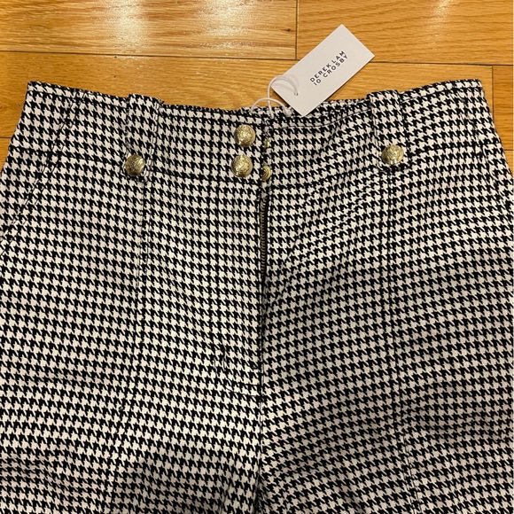 DEREK LAM 10 CROSBY
Houndstooth cotton-blend tweed flared pants - Picture 2 of 3